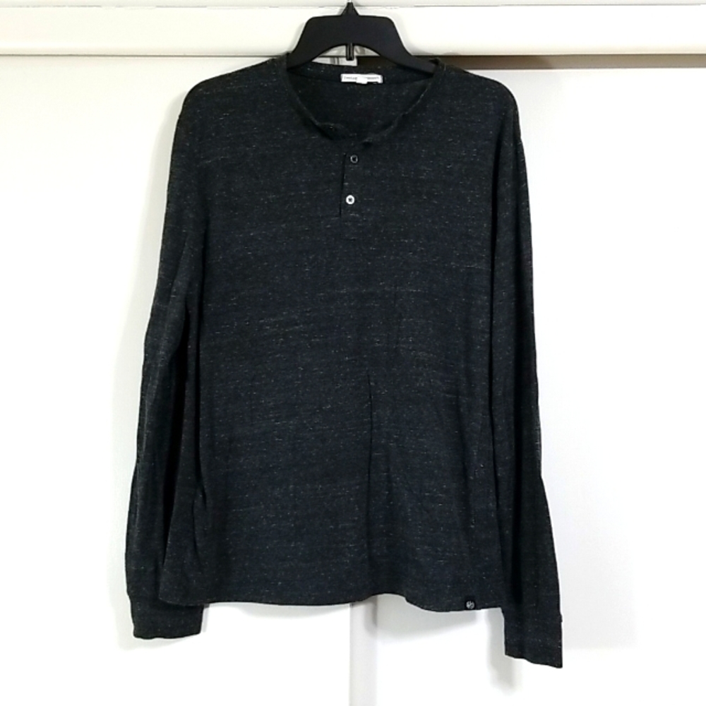 Men's Threads 4 Though Long Sleeve Henley Shirt - Large